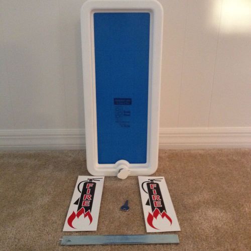 Fire extinguisher cabinet with breaker bar for 2.5 and 5 lbs. cato chief. for sale