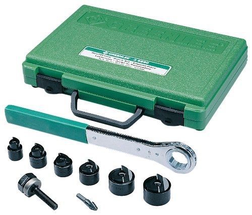 Greenlee 36692 manual slug-buster knockout punch kit, metric, iso-16 through for sale