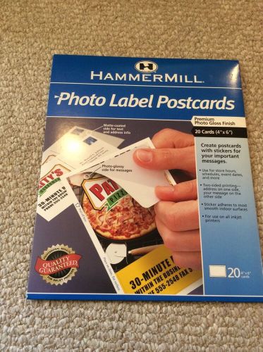 NEW! HammerMill 20 Print Your Own Christmas Photo / Business Postcards