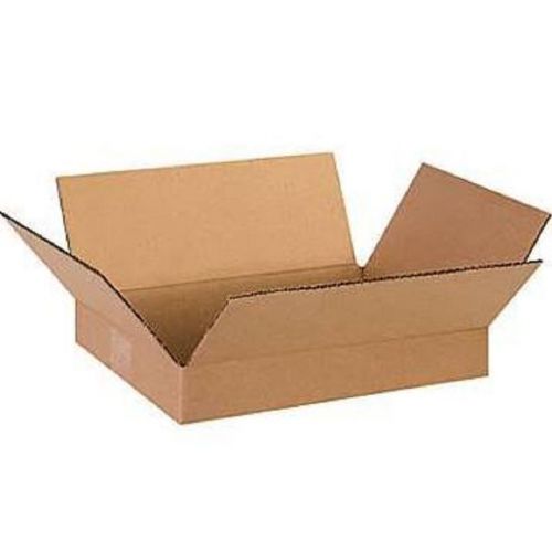 Corrugated Cardboard Flat Shipping Storage Boxes 13&#034; x 10&#034; x 2&#034; (Bundle of 50)