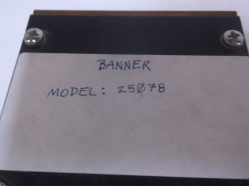 Banner 25078 drm reject module *used* for sale