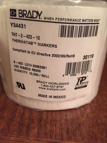 Brady Thermatab Markers (labels) THT-2-423-10