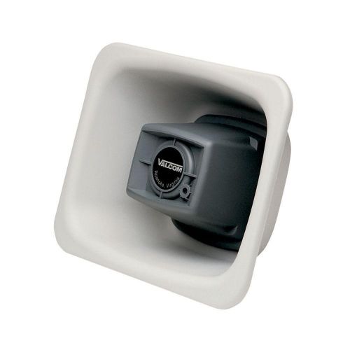 Valcom Gray FlexHorn Speaker, 1-Way (V-1080-GY)