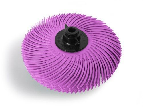 JoolTool 3M Scotch-Brite Pink Radial Bristle Brush Assembled with Plastic
