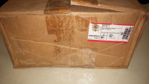 Wiremold rfb11 new in box old stock 3 gang floor box see pics shelf &#034;c&#034; for sale