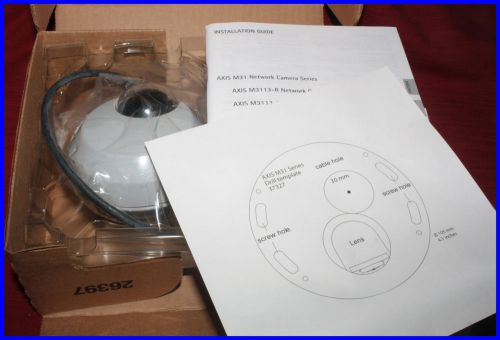 New in Box AXIS M3114-R CCTV Camera 0342-001 Dome Network Camera
