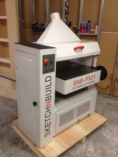 Sketchnbuild 25&#034; extreme duty 10 hp thickness planer, snb-px24, 3 phase (used) for sale