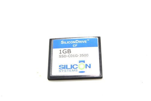 LOT OF 5 SiliconDrive 1GB CF Compact Flash CF Card SSD-C01G-3500