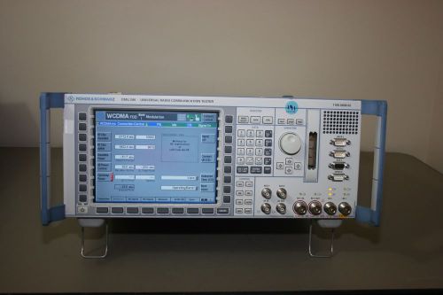 Rohde schwarz cmu200 with gsm, c2k, wcdma, audio, loaded!, calibrated warranty for sale