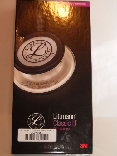3M Littmann Classic III Stethoscope Dark Oliver/Smoke Fin New 5812