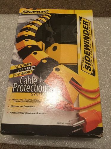UltraTech 1800 ABS Plastic Ultra-Sidewinder Cable Protection System with Endcaps