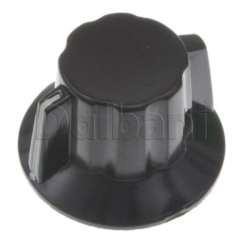 4pcs @$2.75 k18-2 new vintage mixer knob black with white stripe 6 mm plastic for sale