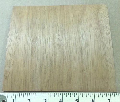 African Mahogany wood veneer 7&#034; x 6&#034; on phenolic backer &#034;A&#034; grade quality