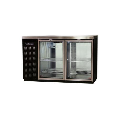 Continental refrigerator bbc50-gd-pt back bar cabinet, refrigerated for sale