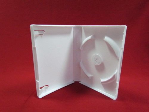 50 NEW 27MM WHITE TRIPLE 3 DVD CASE,STACKABLE HUB YZY3