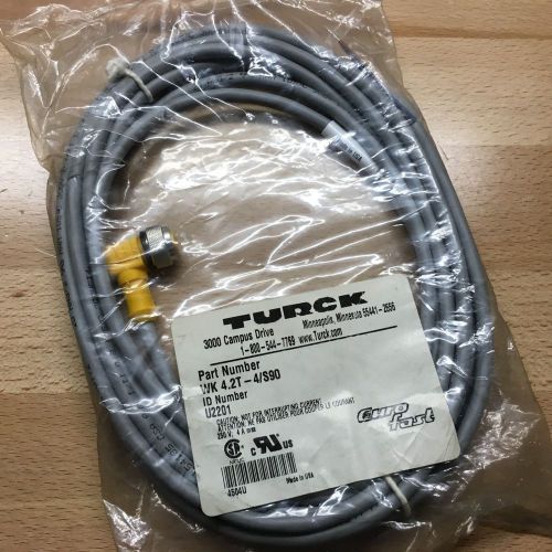 TURCK CABLE WK 4.2T-4/S90 NEW IN BAG
