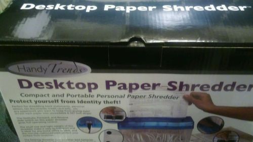 Handy Trends Desktop Paper Shredder