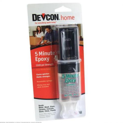 Devcon 5 Minute Epoxy 1 Oz Syringe