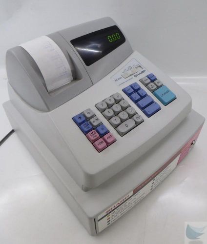 Sharp XE-A101 Electronic Cash Register W/ Cash Drawer NO KEY TESTED &amp; WORKING