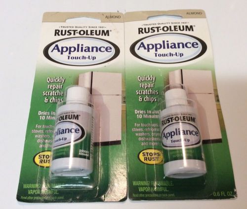 2 new rust-oleum 203001 almond specialty appliance touch up paint 0.6oz for sale