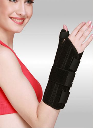 Wrist brace with thumb stabilizer,three adjustable straps for custom fit for sale