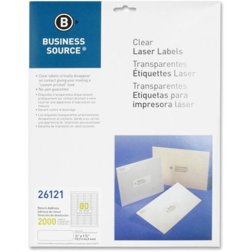 Business Source Clear Address Label