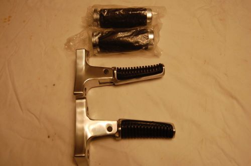 Motorcycle Foot Pegs and Handle Bar Grips