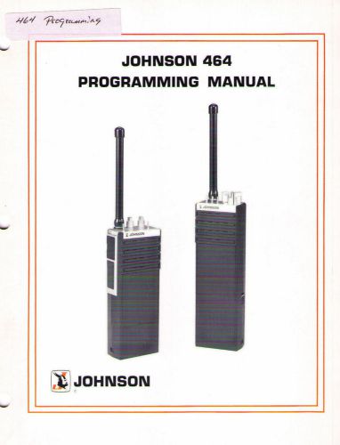 Johnson Programming Manual 464