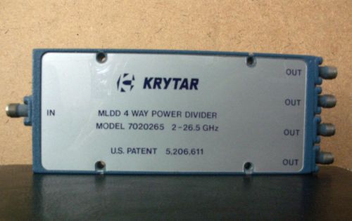 Krytar 4 Way Power Divider 7020265, 2-26.5 GHz, 3.5mm