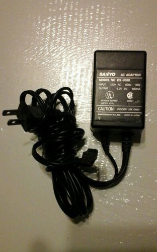SANYO D5-7000 AC ADAPTER Power Supply for Microcassette Recorder Dictation E27