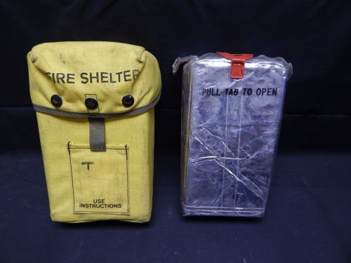 USFS FSS Fire Shelter - Unsed w/ Carry Case Old Style Wildland Survival Shelter