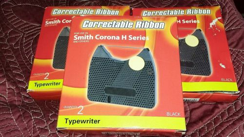 3 bxs of 2 each Porelon #11467 Smith Corona H Series Correctable Ribbon -