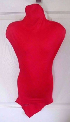 Red Polyester, Nylon Stretchable Children&#039;s, Child, Kid&#039;s Mannequin Cover
