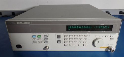 Hp agilent 83712b 1e1 synthesized cw generator 10mhz-20ghz opt 110db attenuator for sale