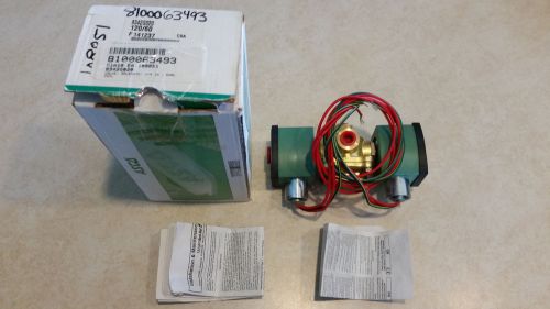 Asco red-hat ii solenoid valve 8342g020 1/4&#034; 120 volt 4 way for sale