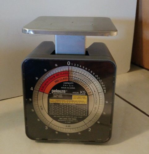 Pelouze K5 5-lb.Capacity Radial Dial Mechanical Package Scale