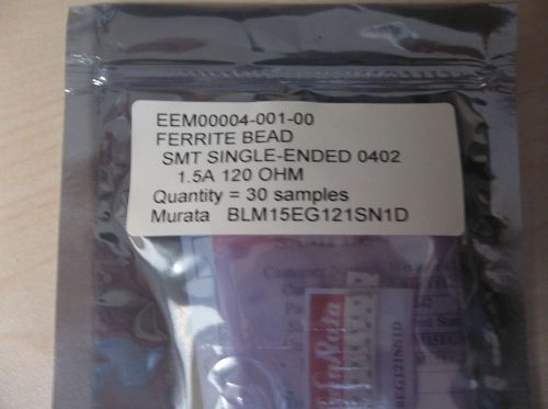 Murata ferrite bead, blm15eg121sn1d 9,934-pc+ &amp;  blm18hg601sn1d 2,800-pcs for sale