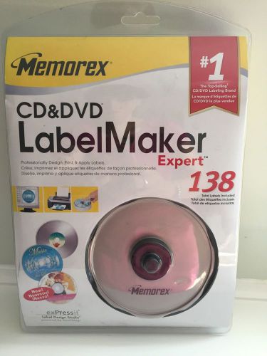 Memorex Cd&amp;Dvd Label Maker Expert Disk 138 . New In Package. Seal