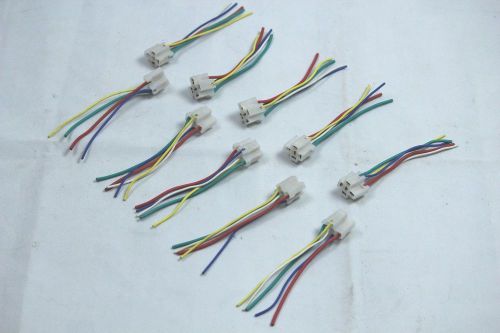 5 pin 12 volt 30/40 a cable wire relay socket harness 10 pack for sale
