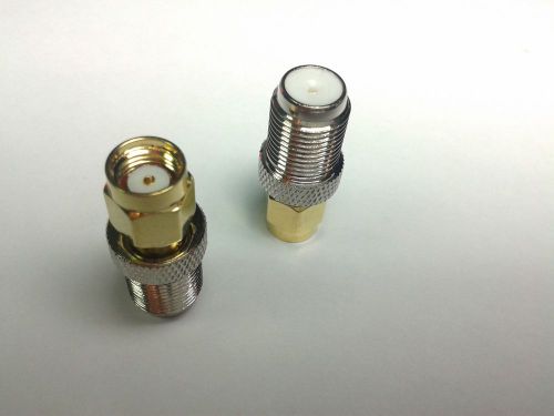 50PCS F female jack to RP-SMA male JACK center RF coaxial CONNECTOR