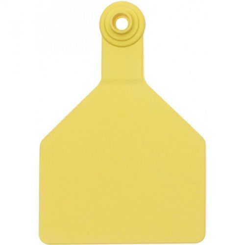 Z Tags Z2 No Tear Cattle Ear Tags 2-Piece Maxi Yellow Blank 25 Count
