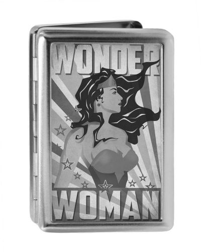 DC Comics - Wonder Woman Vintage Design - Metal Multi-Use Business Card Holder