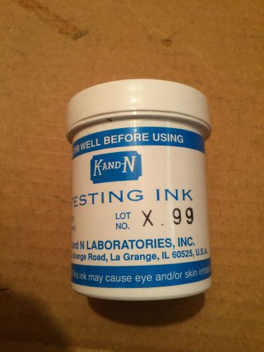 K-and-N Laboratories testink ink 1/2 lb jar