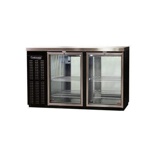 Continental Refrigerator BBC59S-GD-PT Back Bar Cabinet, Refrigerated