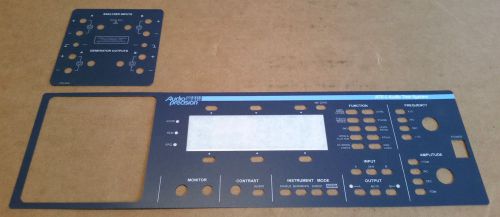 Audio precision ats-1 replacment front panel overlay for sale