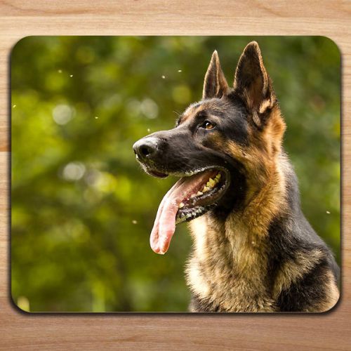 Lovely German Shepherd Dog Human Best Friend Animal Mousepad Mouse Pad Mat