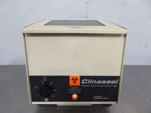 S128100 vulcon technologies clinaseal sealed technology benchtop lab centrifuge for sale