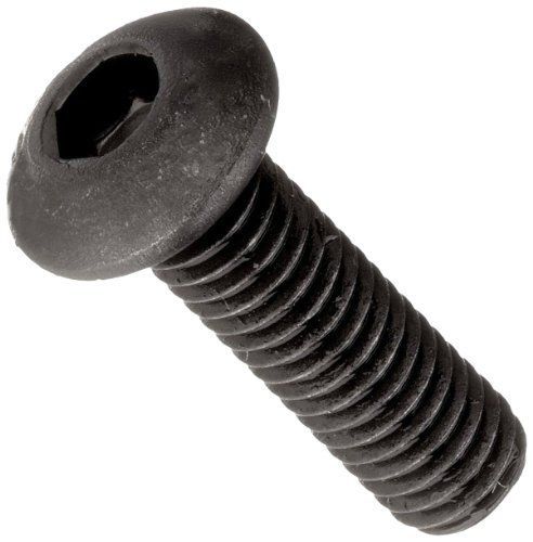 Class 12.9 Alloy Steel Socket Cap Screw, Black Oxide Finish, Button Head,