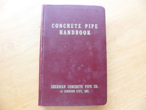Concrete Pipe Handbook Book by American Concrete Pipe Association