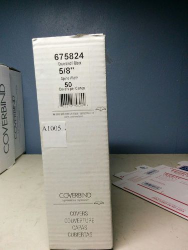 A1005 Coverbind black 5/8&#034; spine  675824